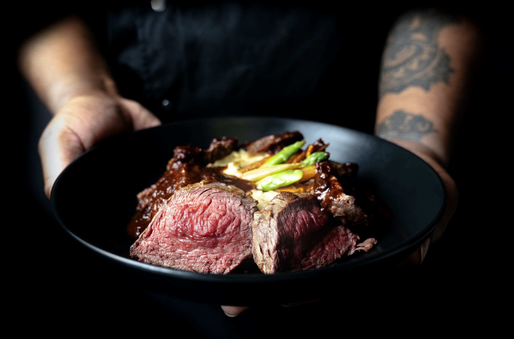 spiced meat in a plate